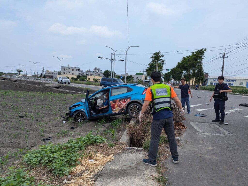 （有片）雲林死亡車禍！機車與休旅車相撞　騎士傷重不治