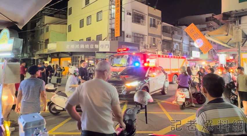 快訊／高雄鳳山住宅火警！現場遇夜市　救災車輛一度「動彈不得」進出困難