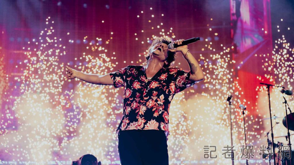 ▲Bruno Mars今（9）日在高雄世運開唱。（圖／Live Nation Taiwan 提供）