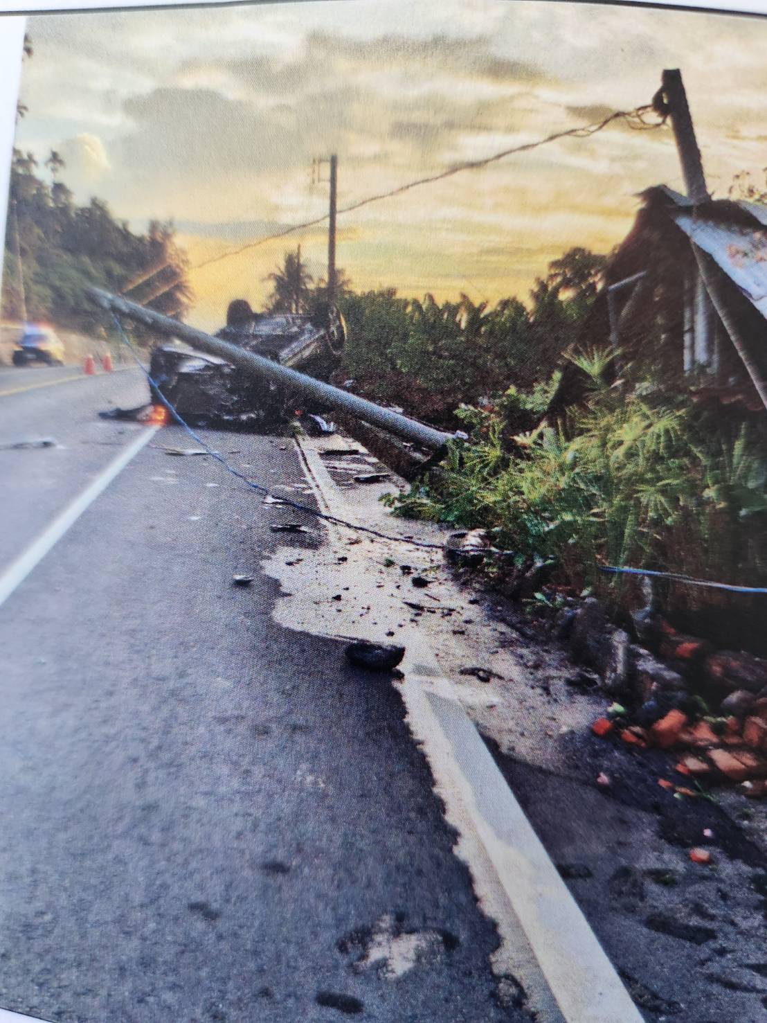 台東酒駕自撞翻車　駕駛酒測值超標送辦