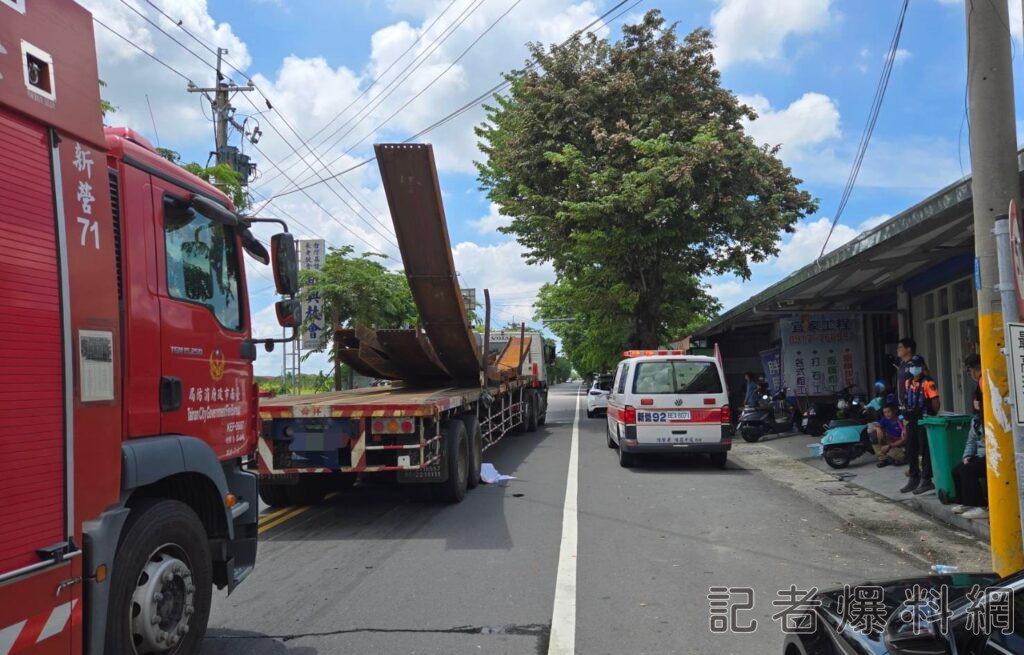 新／台南7旬翁「捲入聯結車」車輪下！　頭部、軀幹變形慘死