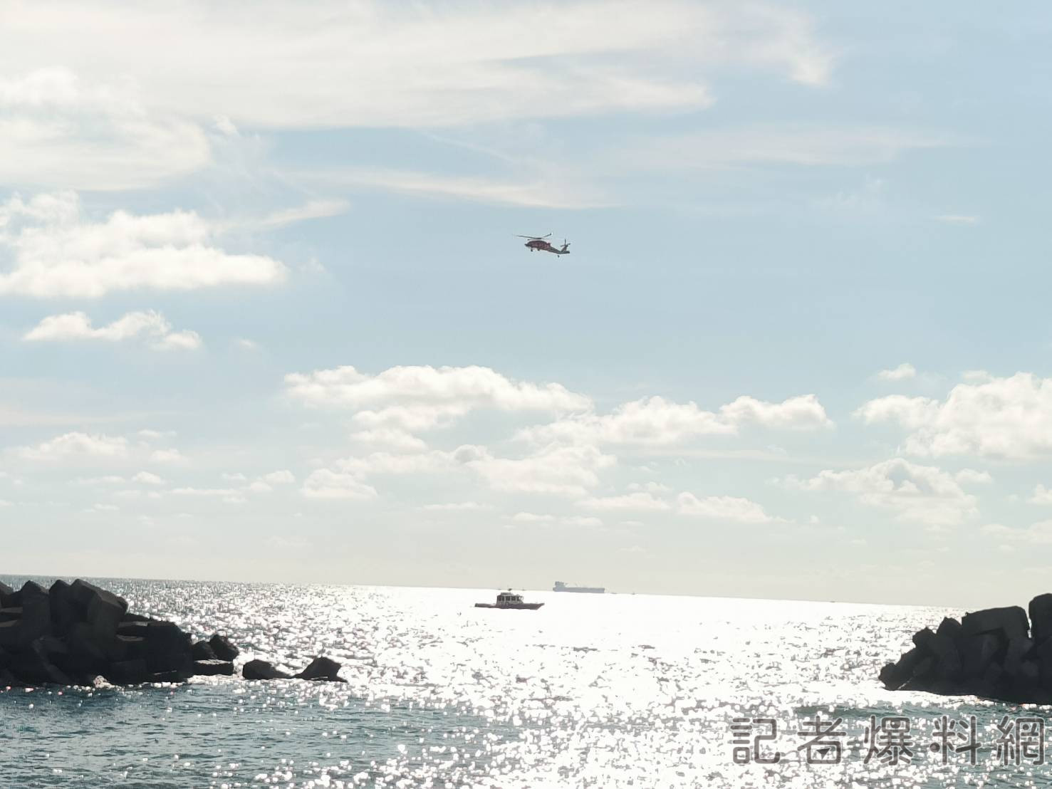 ▲高雄漁民失聯,陸海空全力搜救中。(圖/民眾提供,下同)