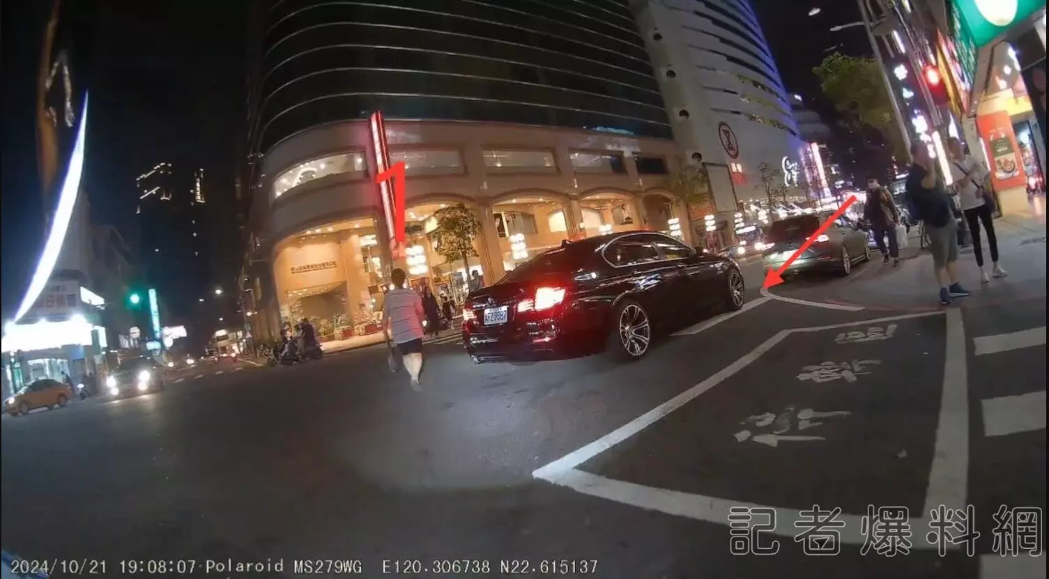 斑馬線 違停 BMW