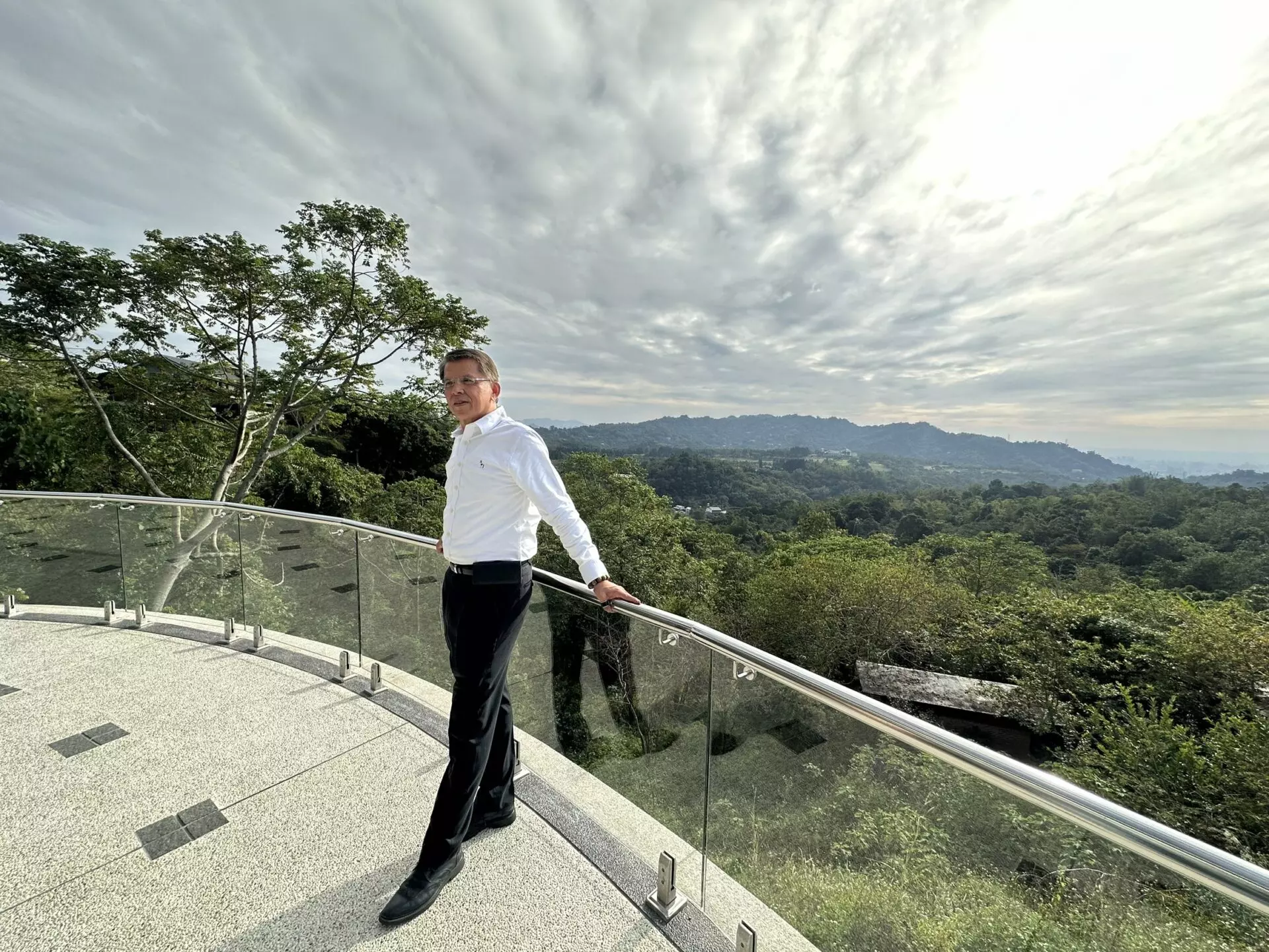 精湛建設總經理陳志聲。王鈞生攝